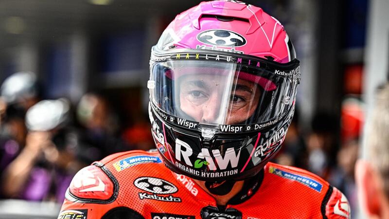 MotoGP 2023. Aleix Espargaro spiega perch&eacute; le Aprilia sono veloci in prova e non in gara (e fa un paragone con KTM)