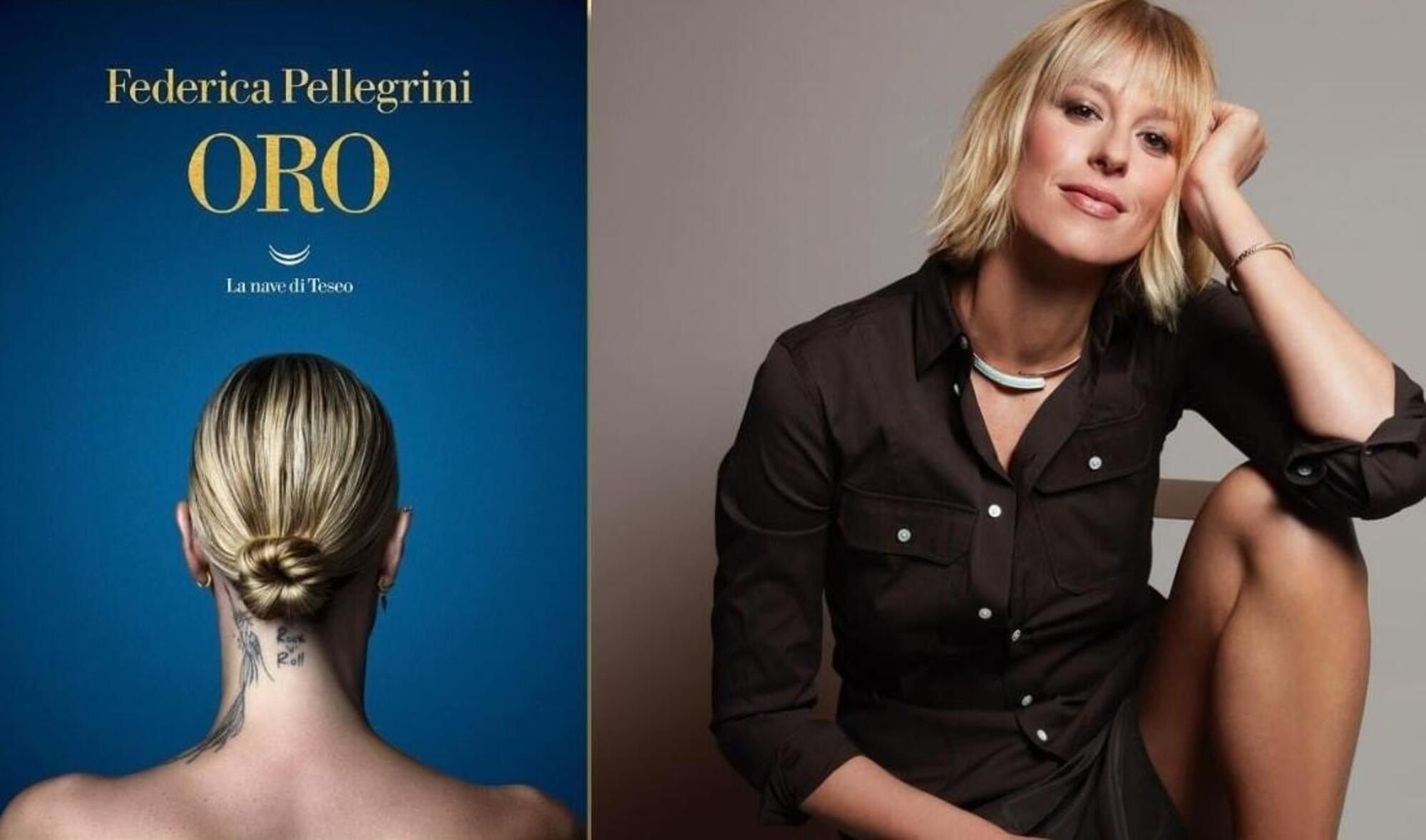 Federica Pellegrini e la copertina di &quot;Oro&quot;