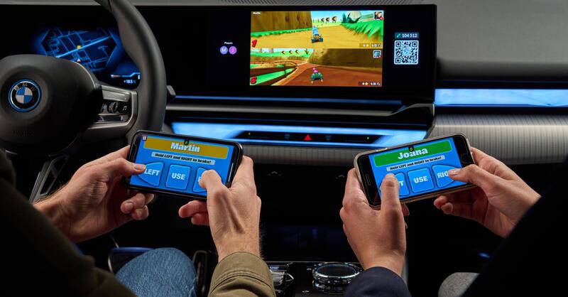 BMW: la nuova Serie 5 sar&agrave; ad alto tasso di videogaming con AirConsole