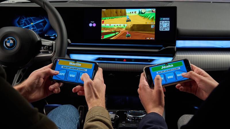 BMW: la nuova Serie 5 sar&agrave; ad alto tasso di videogaming con AirConsole