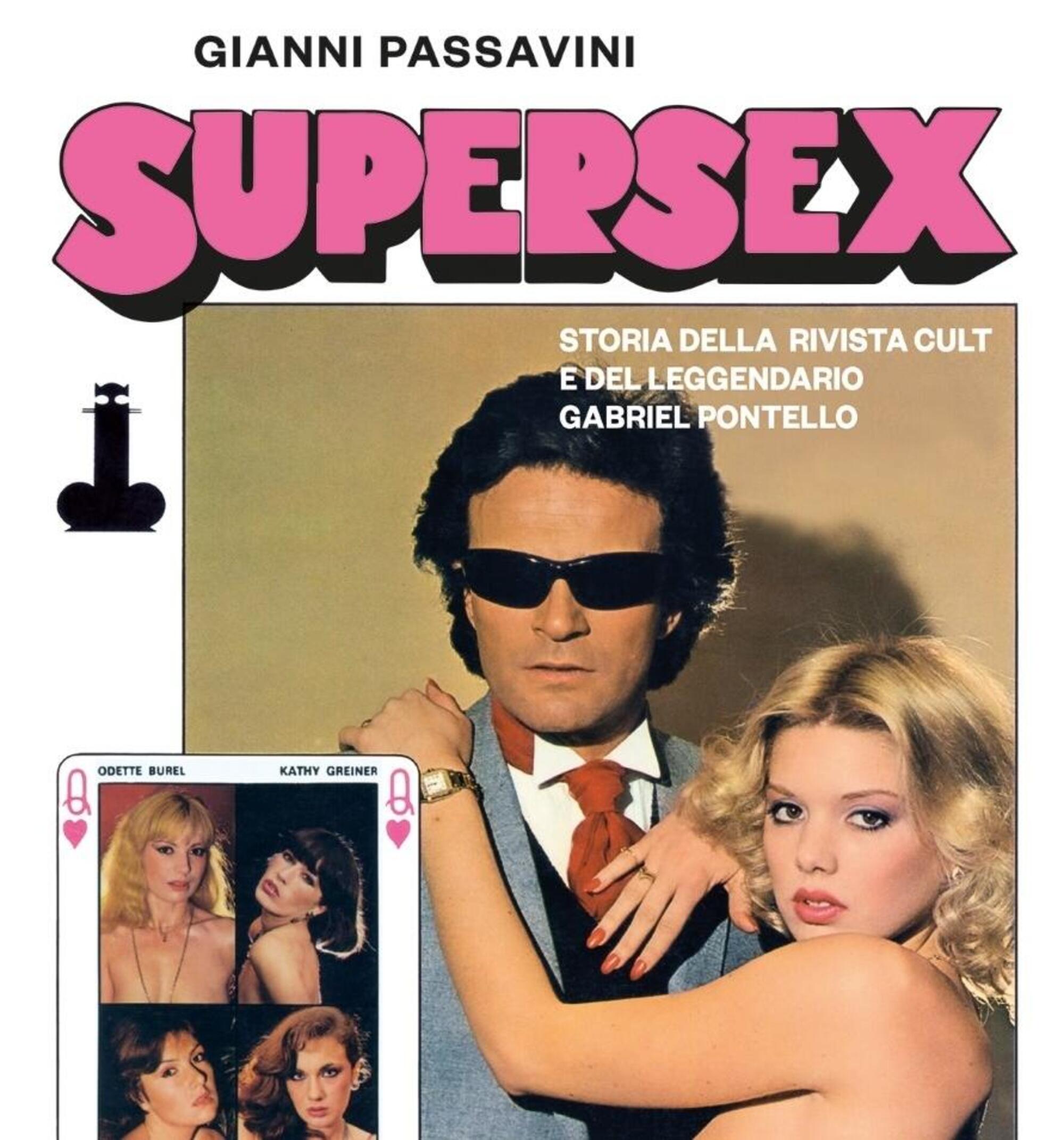 La copertina di Supersex di Gianni Passavini, che riprende in toto la rivista cult