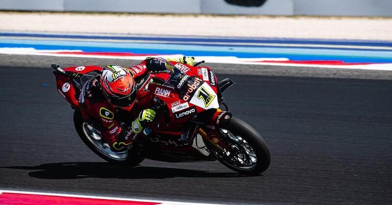 SBK 2023. GP di Misano. Primo tempo di Alvaro Bautista nelle libere. Bene anche Danilo Petrucci