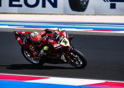 SBK 2023. GP di Misano. Primo tempo di Alvaro Bautista nelle libere. Bene anche Danilo Petrucci