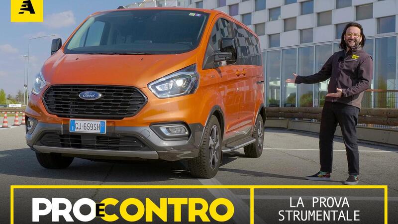 Ford Tourneo Custom: Pro e Contro. Ecco la nostra prova strumentale e tutti i numeri della pagella 