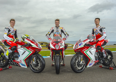 Superbike. Presentato a Phillip Island il team MV Agusta