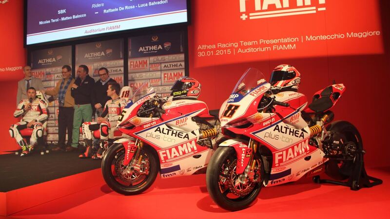 Superbike. Genesio Bevilacqua: &quot;Il team Althea ritorna ai livelli pi&ugrave; alti&quot;