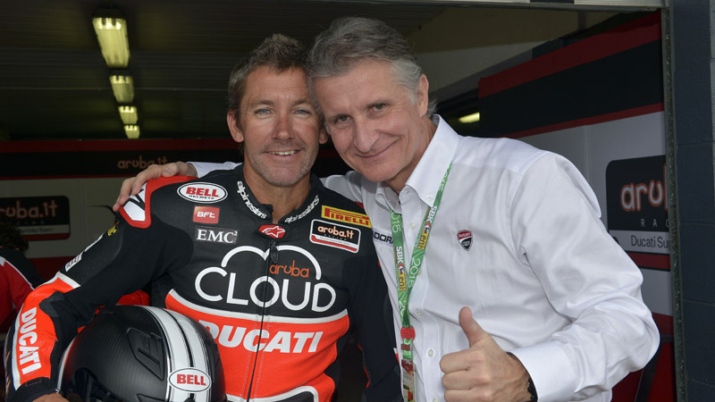 Paolo Ciabatti: &ldquo;La Panigale &egrave; una moto splendida ed il nostro obiettivo &egrave; di portarla alla vittoria&rdquo;.