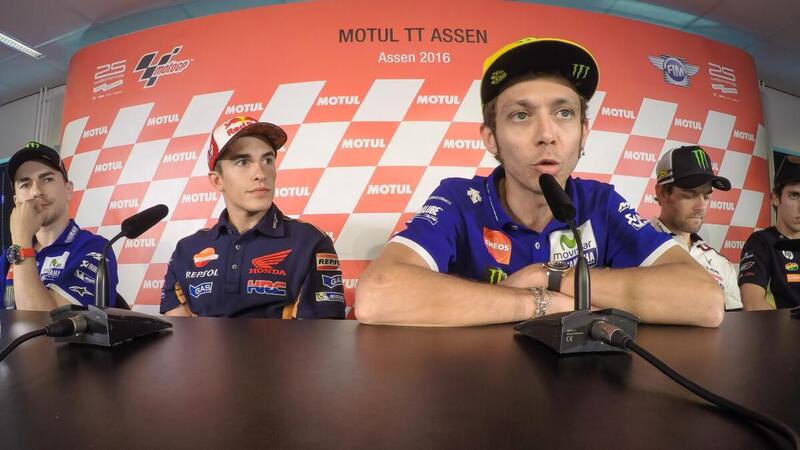 MotoGP, Assen 2016. Rossi: &ldquo;Una sfida Italia-Spagna&rdquo;