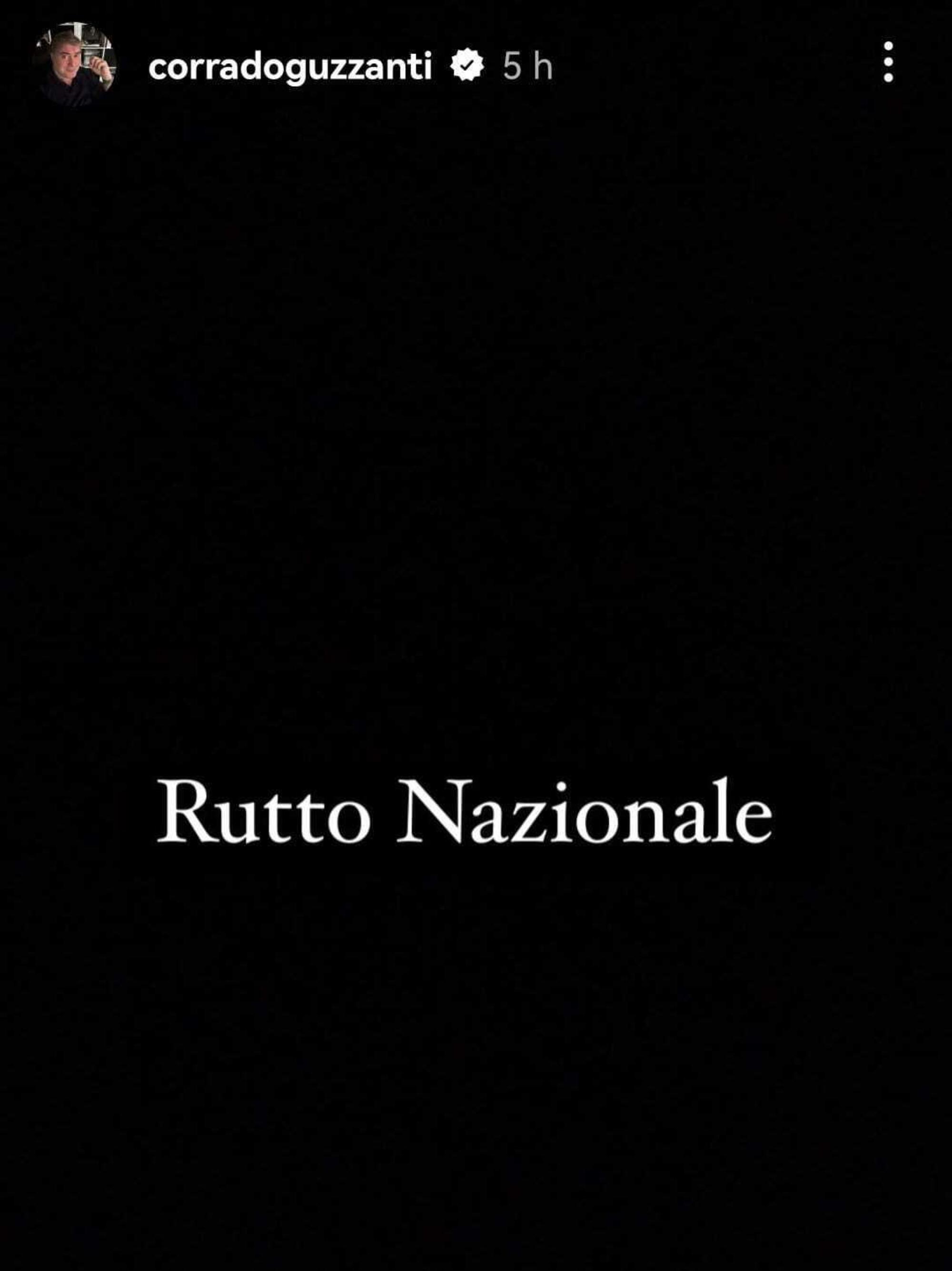 Il &quot;rutto nazionale&quot; lanciato da Corrado Guzzanti in risposta al &quot;lutto nazionale&quot; per Silvio Berlusconi