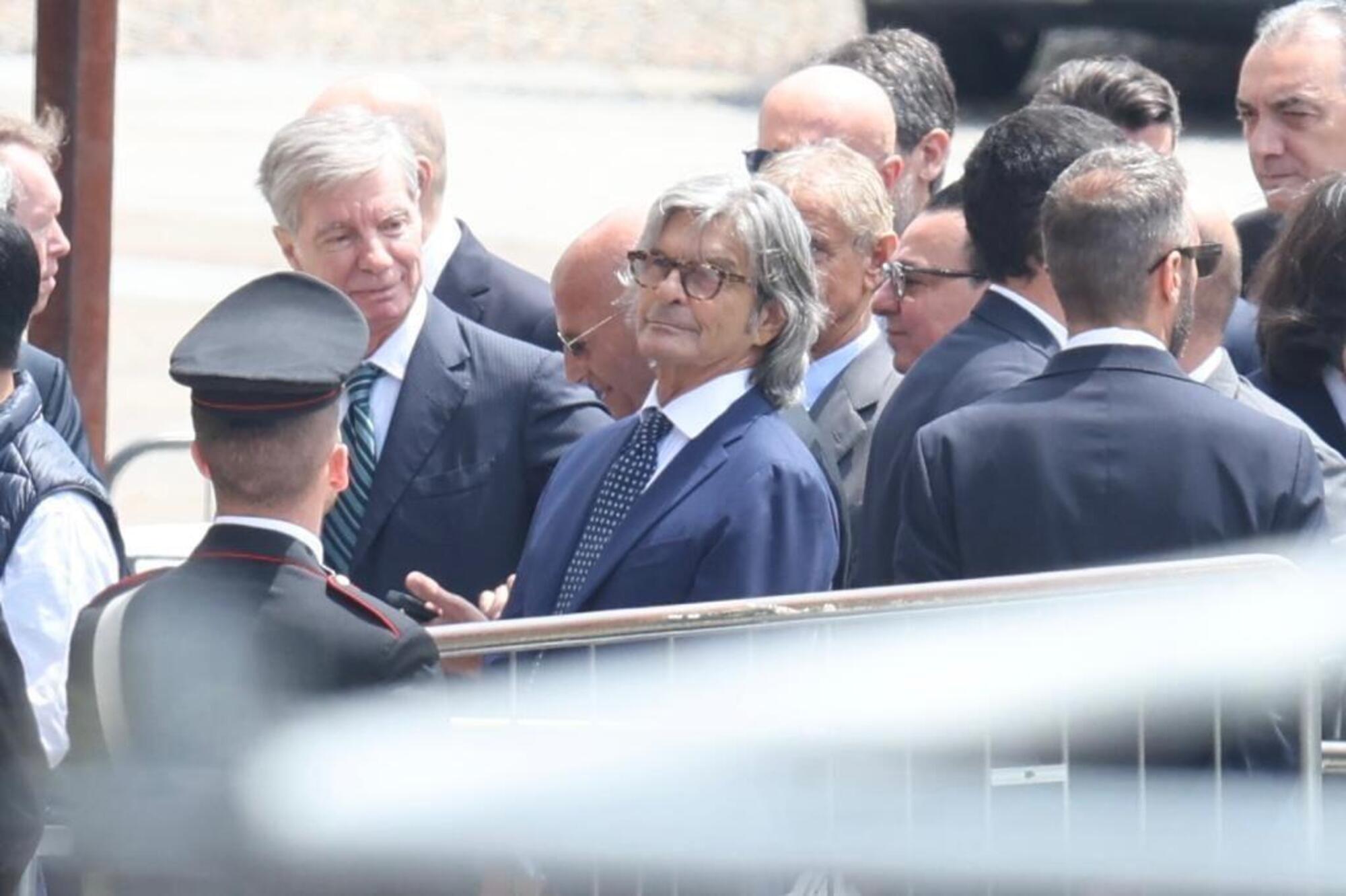 Roberto Alessi al funerale del presidente Berlusconi
