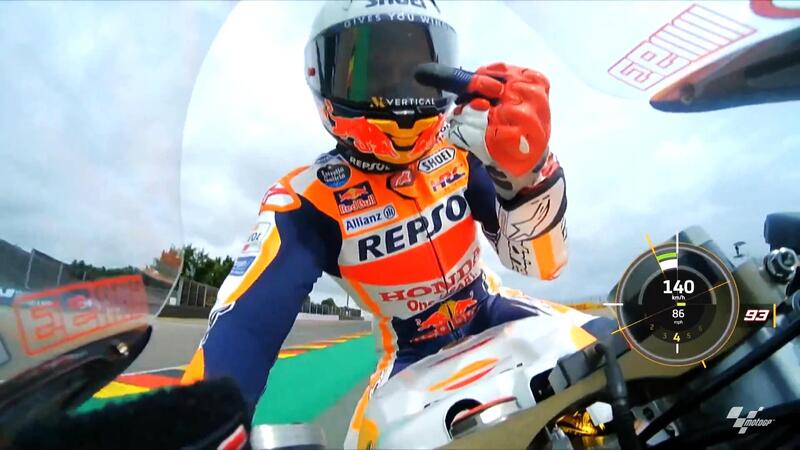 MotoGP 2023. GP di Germania. La notizia in prima fila: Honda pericolosa? Marquez &egrave; esasperato [VIDEO]