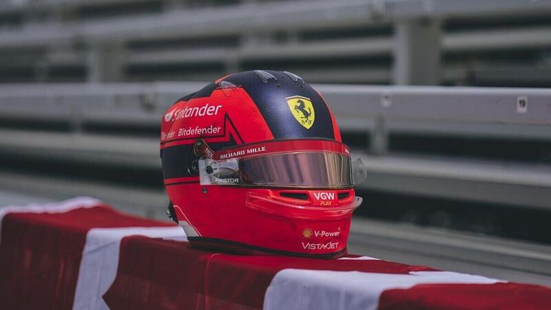 F1, Ferrari. Leclerc in Canada omaggia Villeneuve con il casco