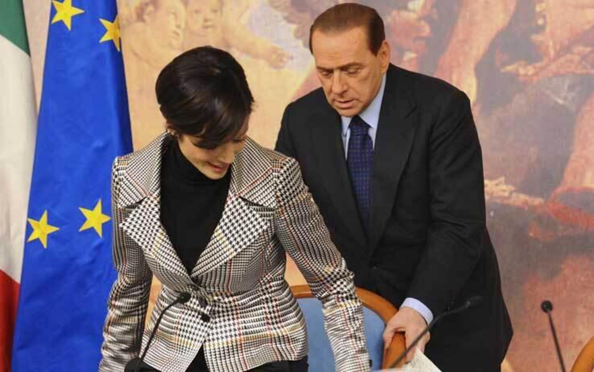 Mara Carfagna e Silvio Berlusconi