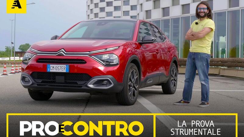 Citro&euml;n &Euml;-C4 X: Pro e Contro. Ecco la nostra prova strumentale e tutti i numeri della pagella [Video]