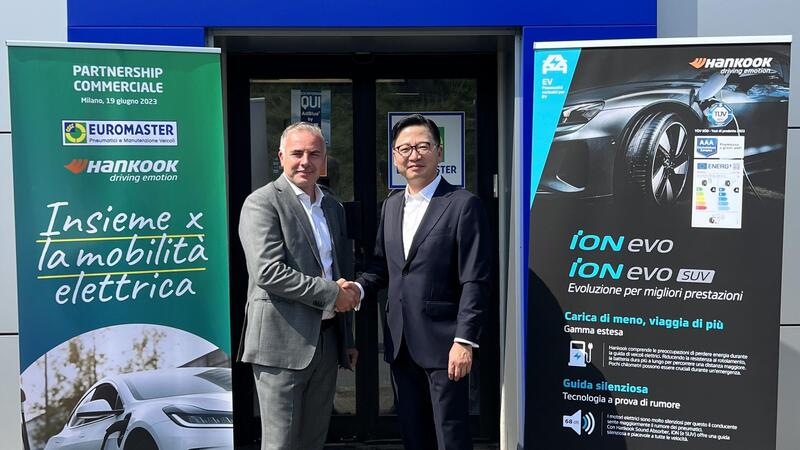 Hankook e Euromaster insieme verso la mobilit&agrave; elettrica