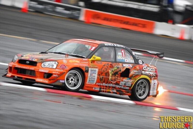 La Subaru Impreza da Drfift del Team Orange. Uno dei pi&ugrave; famosi team giapponesi del D1GP