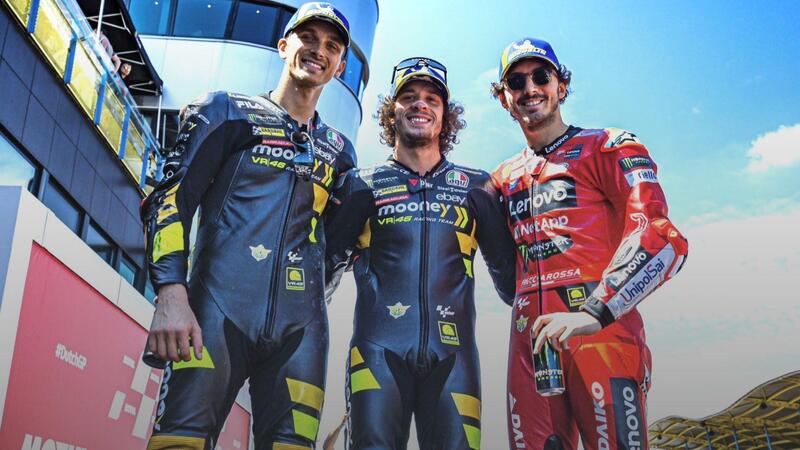 MotoGP 2023. GP di Olanda. Marco Bezzecchi in pole nel CIV&hellip; Ah no, in MotoGP!