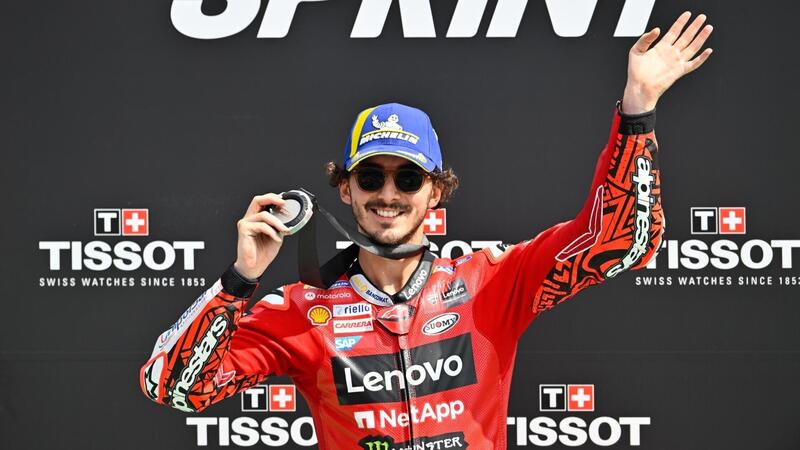 MotoGP 2023. GP di Olanda. Pecco Bagnaia: &quot;Marco Bezzecchi dopo la pole mi ha detto &#039;oggi ti batto!&#039;&quot;