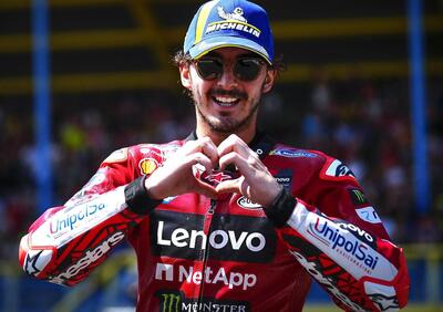 MotoGP 2023. GP di Olanda. Pecco Bagnaia: Marco Bezzecchi ha perso la scommessa, mi deve un pranzo, molto costoso