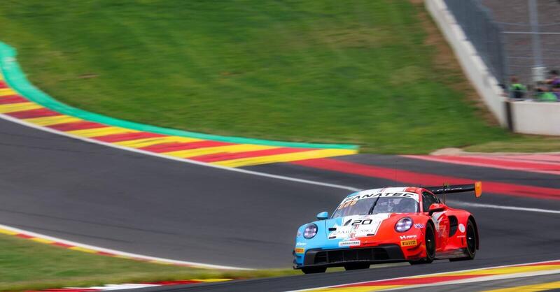 24 Ore di Spa 2023: la Superpole &egrave; della Porsche #20 di Cairoli