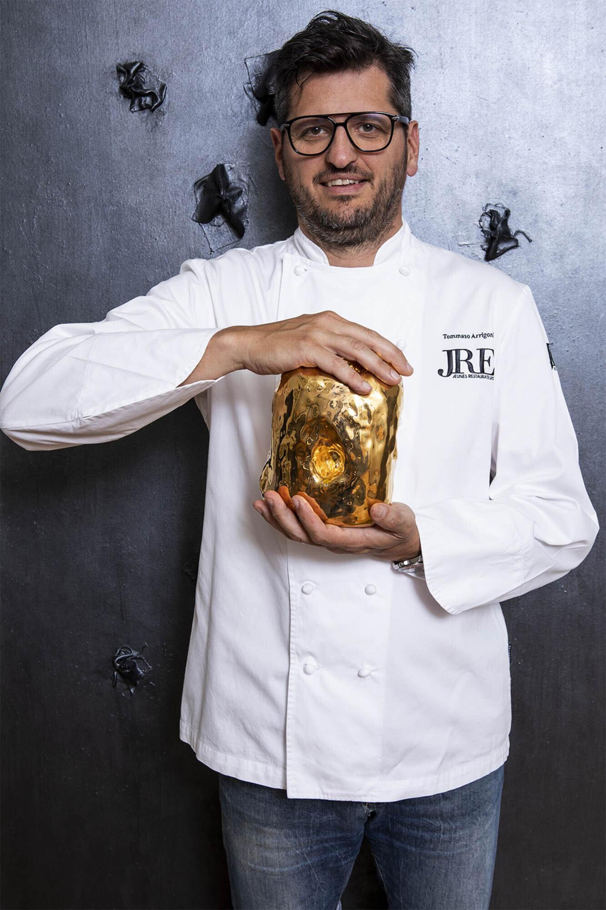 Lo chef Tommaso Arrigoni