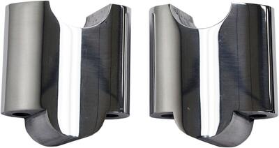 Prolunghe riser alte 2" lucidate per Sportster Sup La Choppers