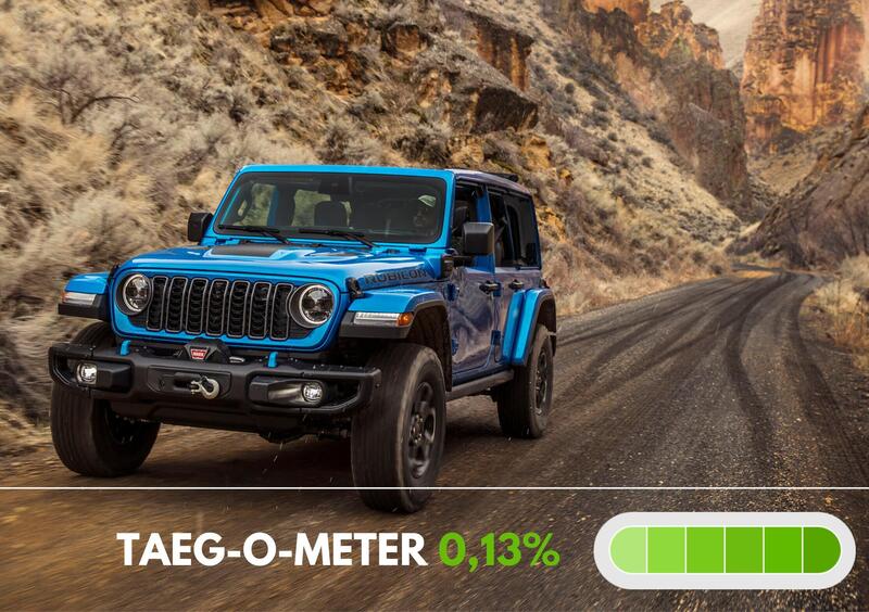 Jeep Wrangler finanziamento senza rate e 5.000 euro di sconto