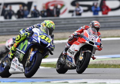 MotoGP, Assen 2016. Dovizioso: Io e Rossi ci siamo autoeliminati