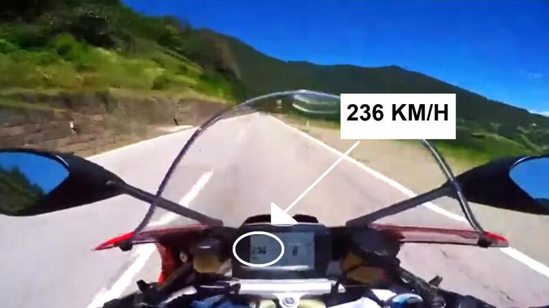 Follia: in moto a 230 km/h per le strade del Trentino [VIDEO VIRALE]