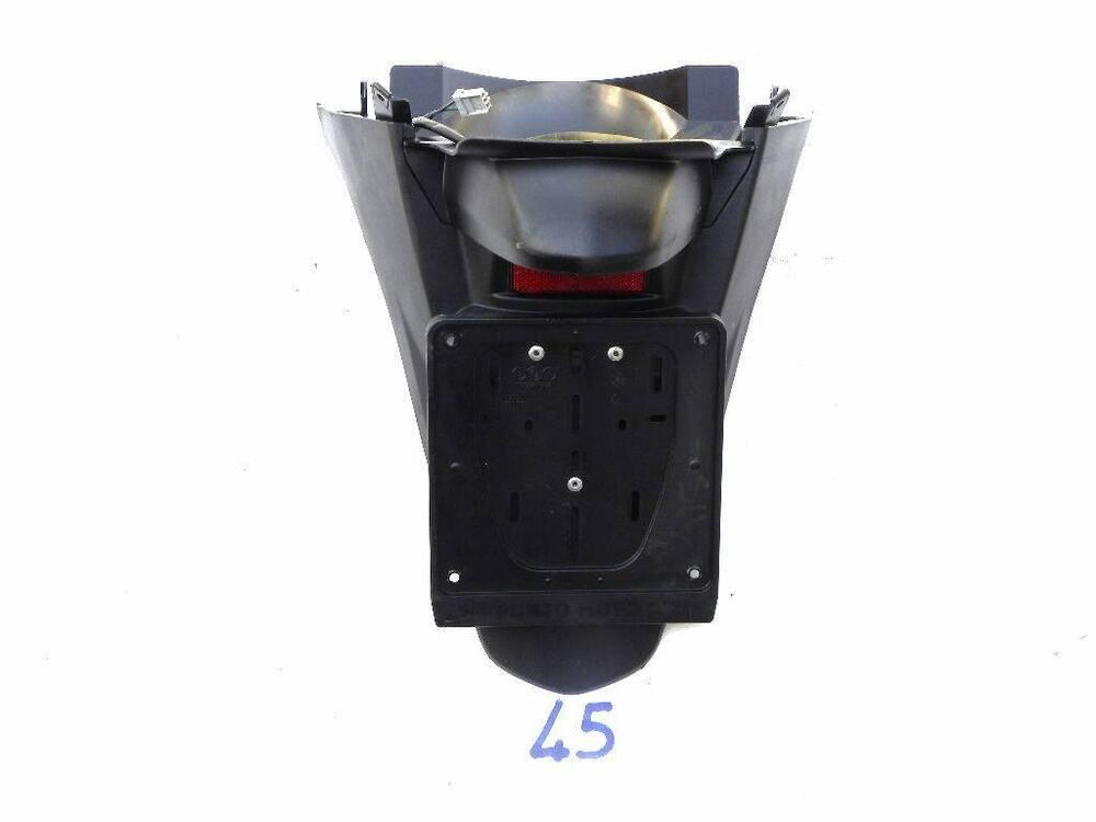 Parafango posteriore con portatarga Honda Silver