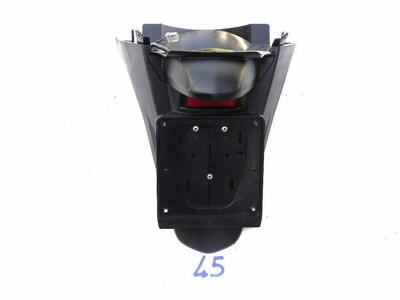 Parafango posteriore con portatarga Honda Silver