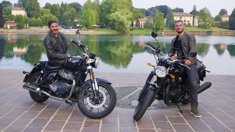 Risaliamo il Ticino con Royal Enfield Super Meteor e Interceptor 650 [VIDEO]