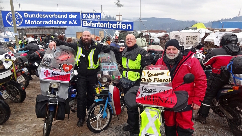 Da Roma all&rsquo;Elefantentreffen su un Ciao!