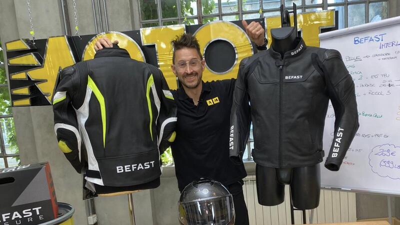 Befast Interlagos, la giacca sportiva in pelle con gilet imbottito 