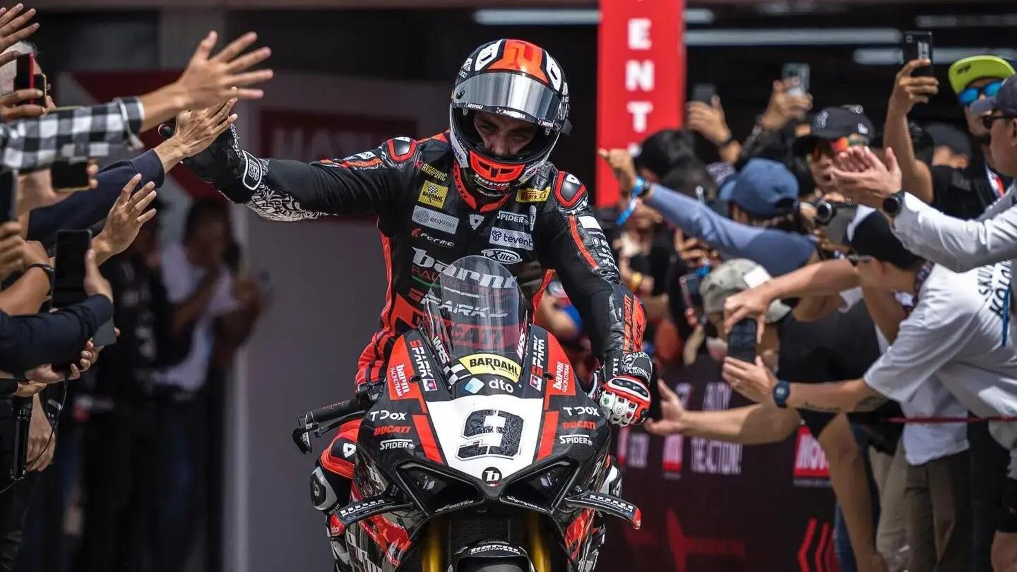 Danilo Petrucci SBK 2023 podio