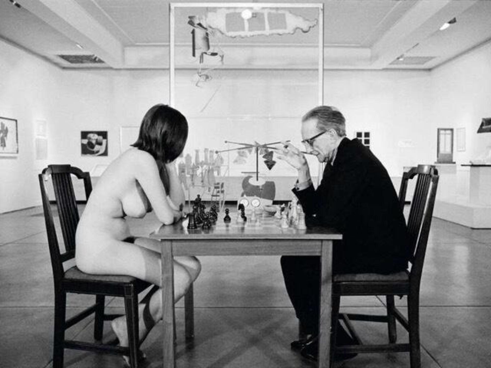 Eve Babitz e Marcel Duchamp