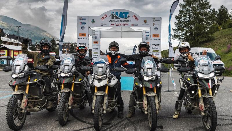 HAT Pavia-Sanremo al via: ci saremo anche noi con il Perfetto e il Triumph Adventouring Team [GALLERY]