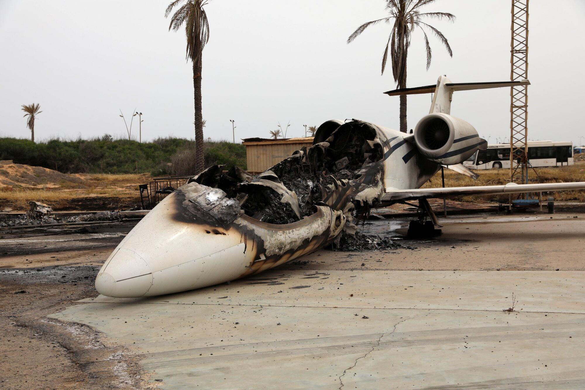 L&#039;aeroporto libico &egrave; stato gi&agrave; attaccato nel recente passato