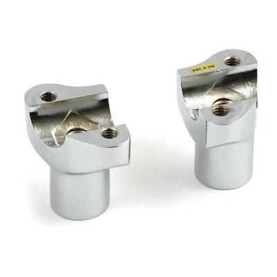 Riser OEM Style, dritti, alti 2&rsquo;&rsquo; cromati, Per man 