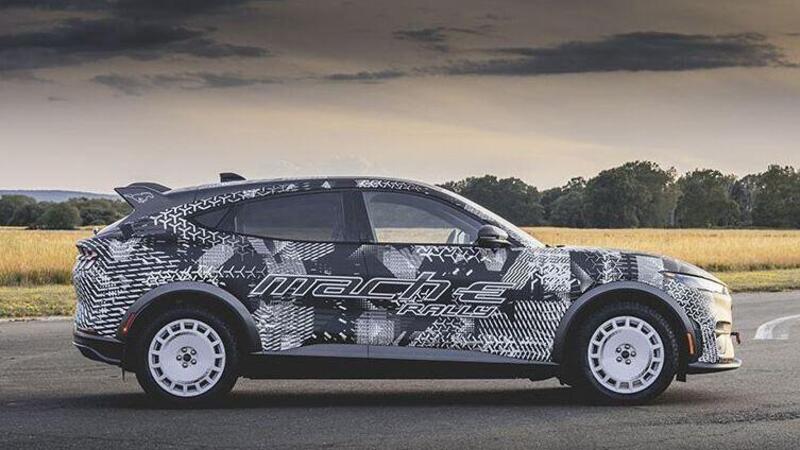 Ford Mustang Mach-E Rally, elettrica per l&#039;off road