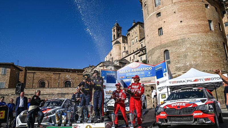 Rally Adriatico. Gryazin Bis al Terra, Andreucci Leader