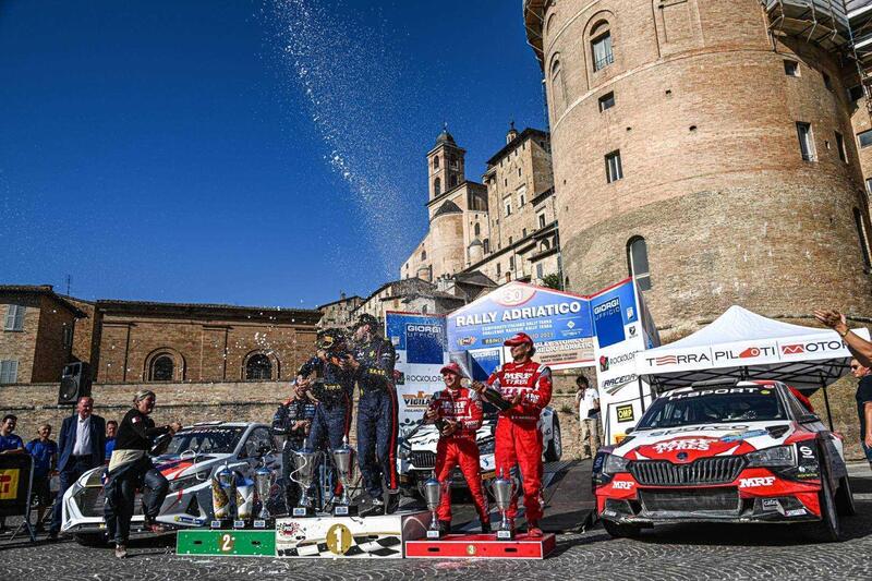 Rally Adriatico. Gryazin Bis al Terra, Andreucci Leader