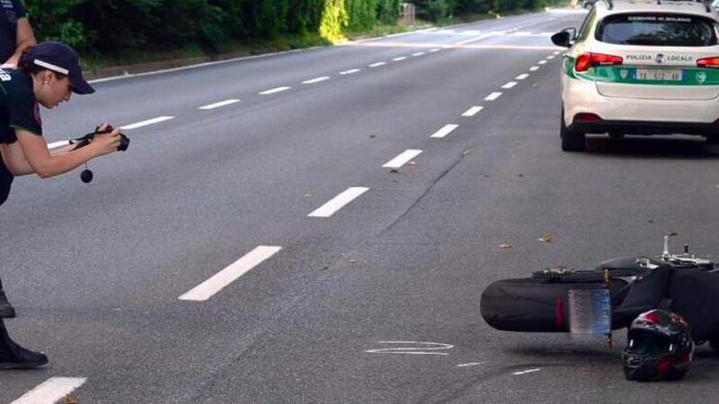 Milano. Una moto lo investe: perde la vita a 73 anni