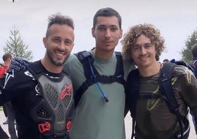 [VIDEO] SBK. Dovizioso, Toprak e Bassani: tutti insieme a fare downhill sulle Dolomiti