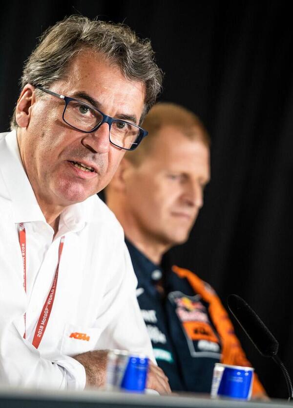 Il boss di KTM: &ldquo;Marc Marquez? Noi abbiamo un altro stile. Acosta e Fernandez saranno con noi&rdquo;