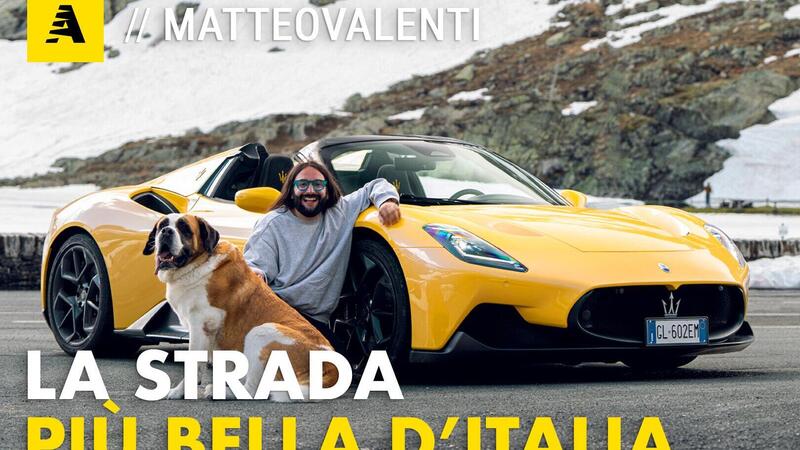 La storia della strada pi&ugrave; bella d&#039;Italia | Il Gran San Bernardo con Maserati MC20 [Video]