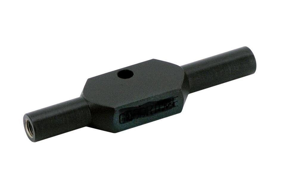 Sdoppiatore nero con 2 attacchi 3/8-24" Goodridge