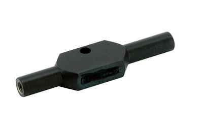 Sdoppiatore nero con 2 attacchi 3/8-24" Goodridge