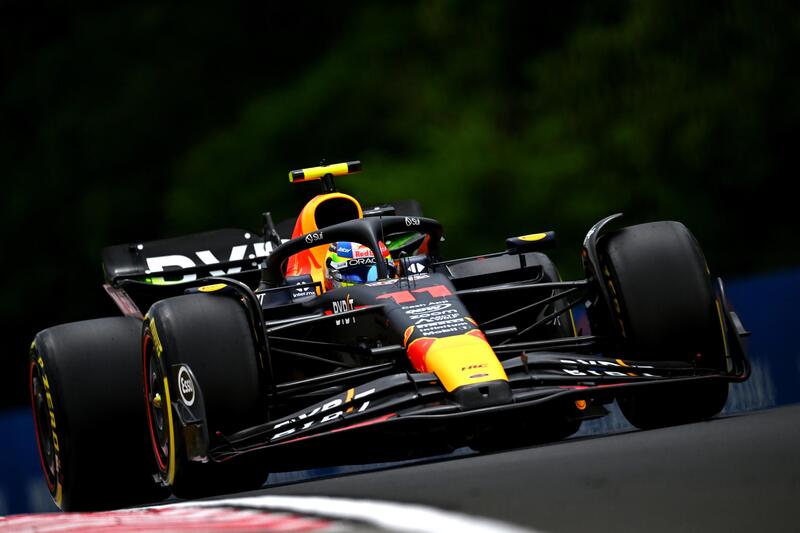 Sergio Perez &egrave; finito a muro nelle FP1 del GP d&#039;Ungheria 2023