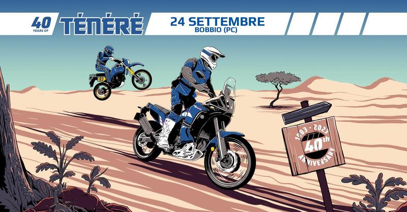 40 anni della Yamaha T&eacute;n&eacute;r&eacute;: non perdetevi la celebrazione a Bobbio!